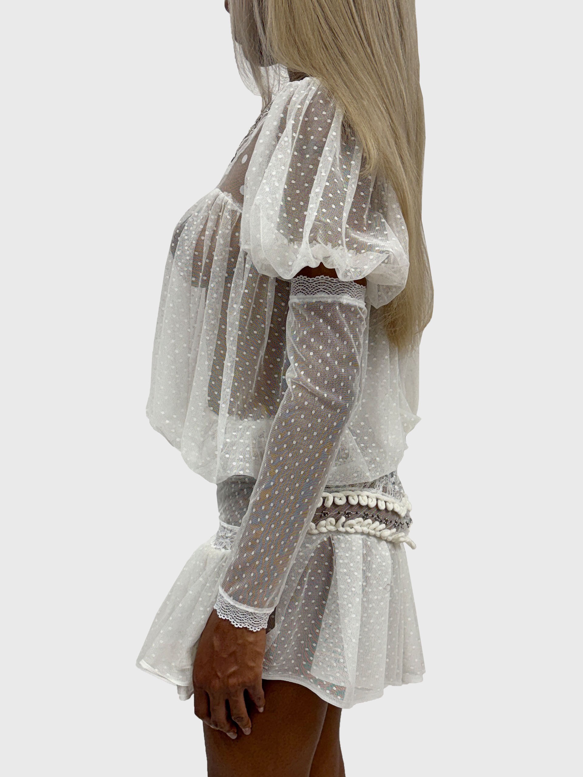 Deco: Polka Bib Skirt