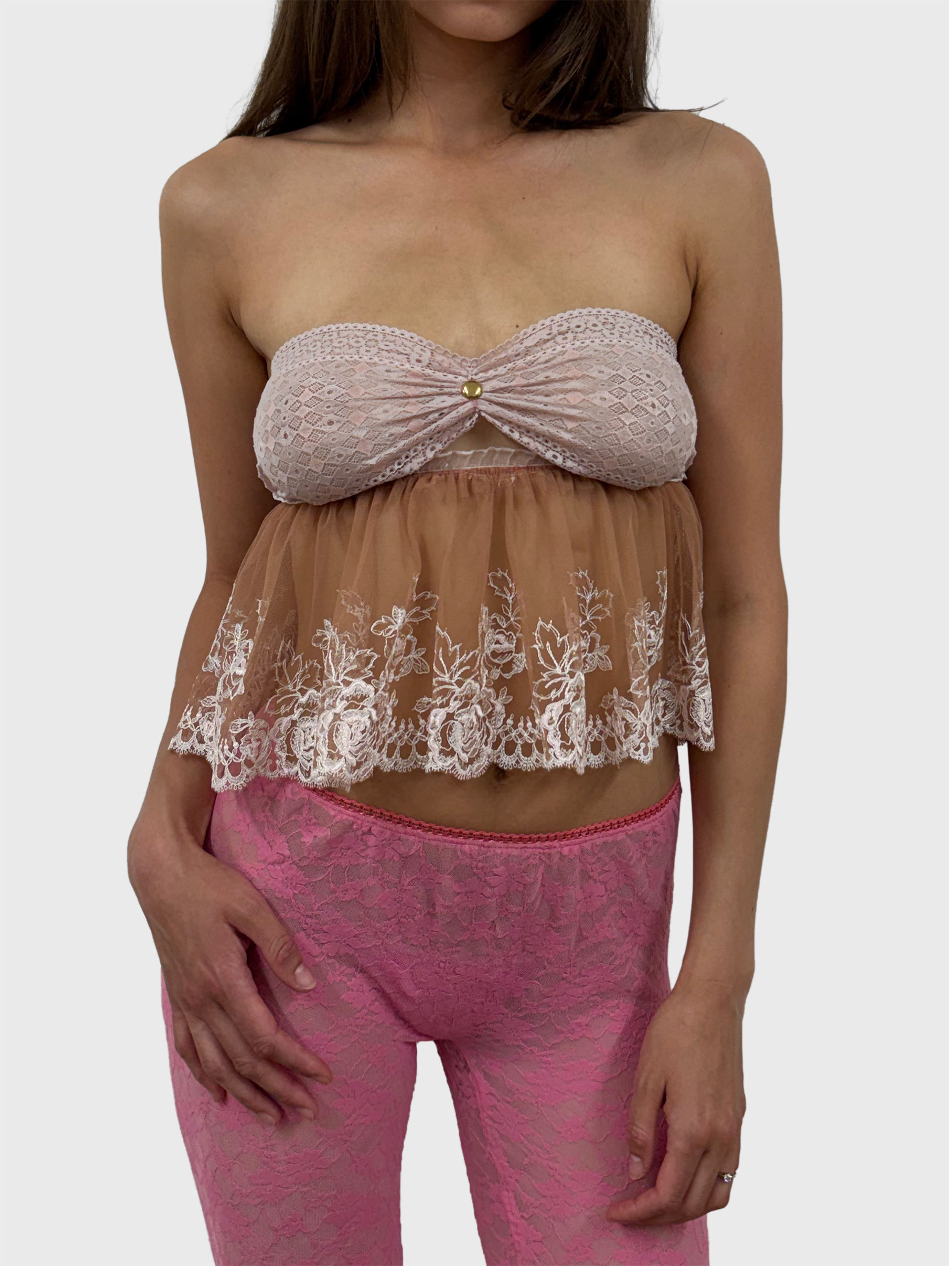Deco: Lace Babydoll Bandeau