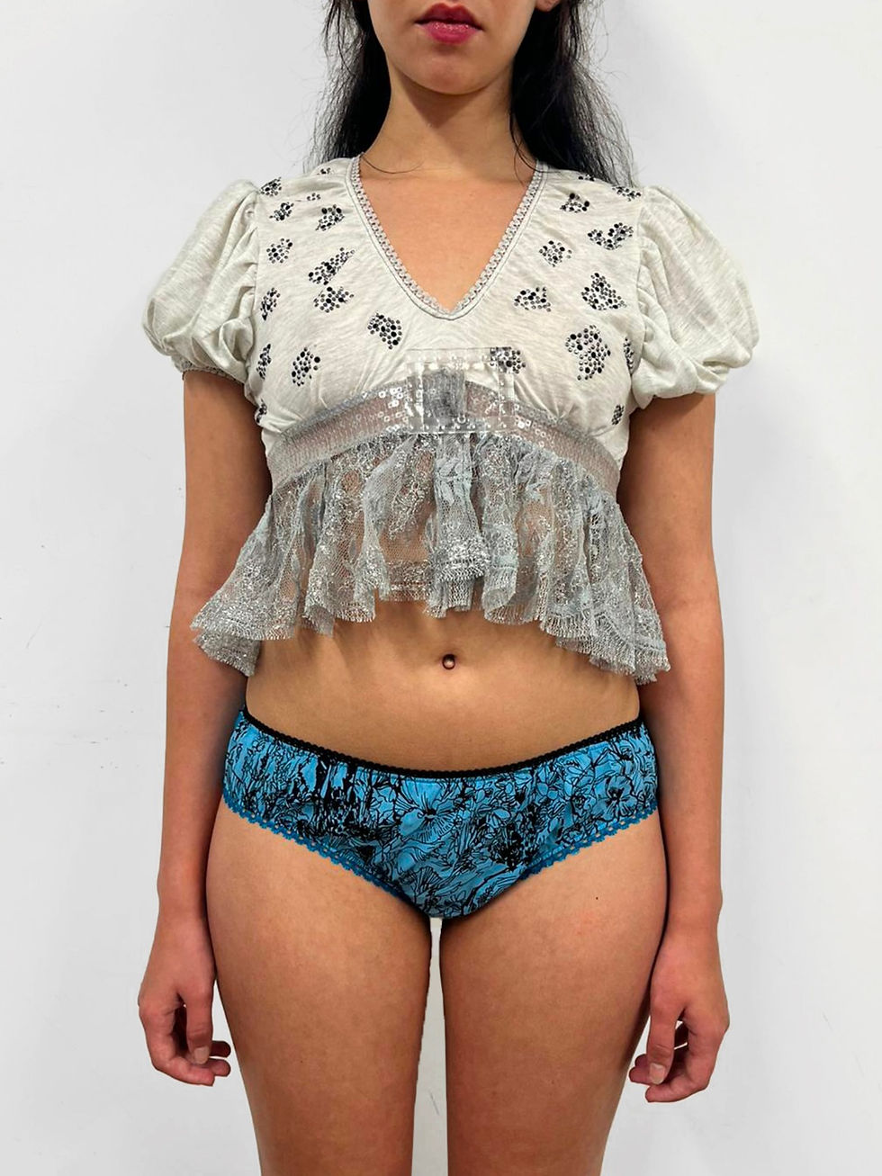 Deco: Blue Hotfix Knickers