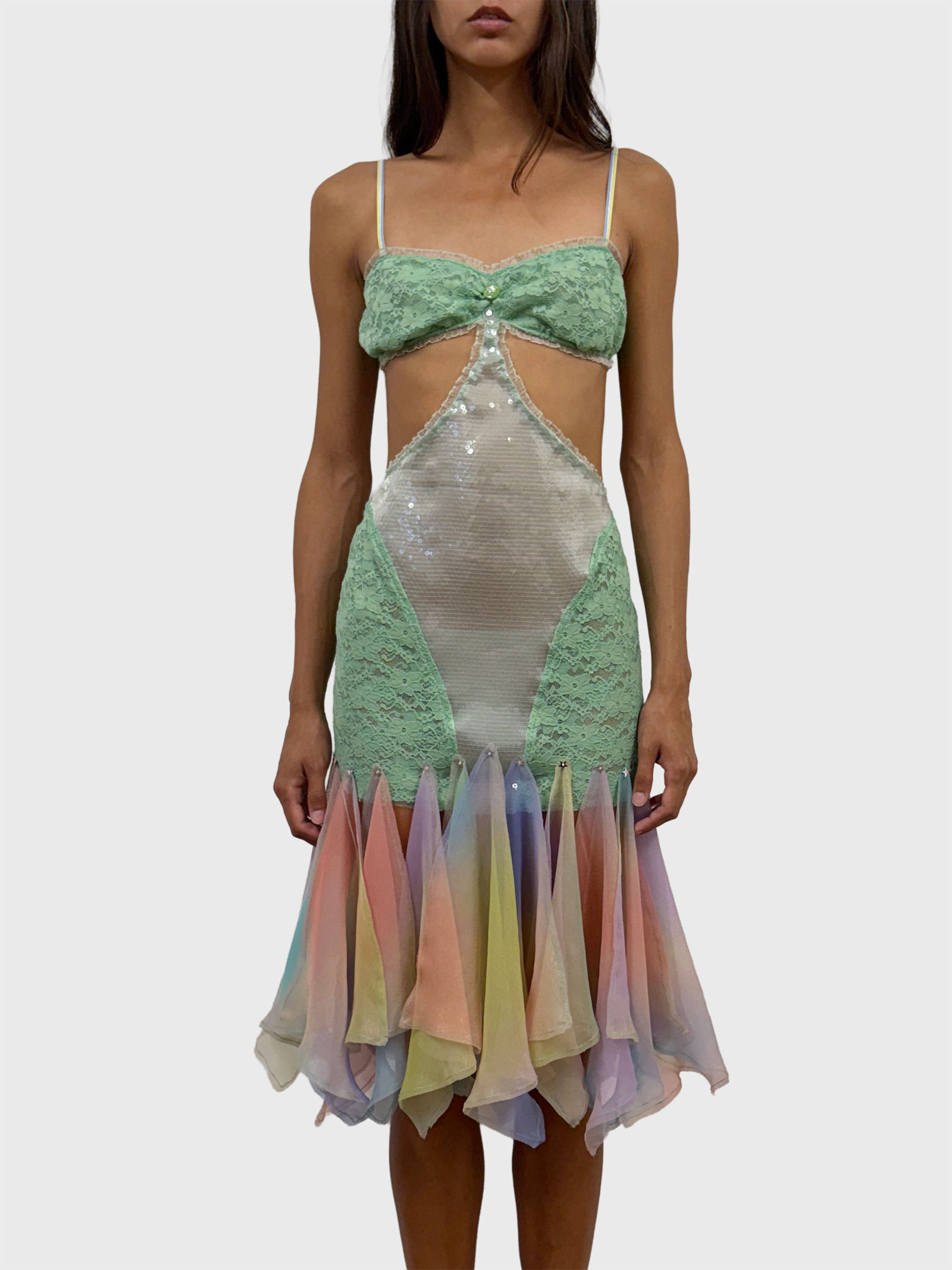 Deco: Seaglass Voile Dress