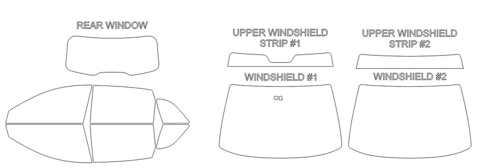 Thumbnail: DIY PRECUT CERAMIC TINT KIT - SATURN VUE 4 DOOR SUV 2008-2010