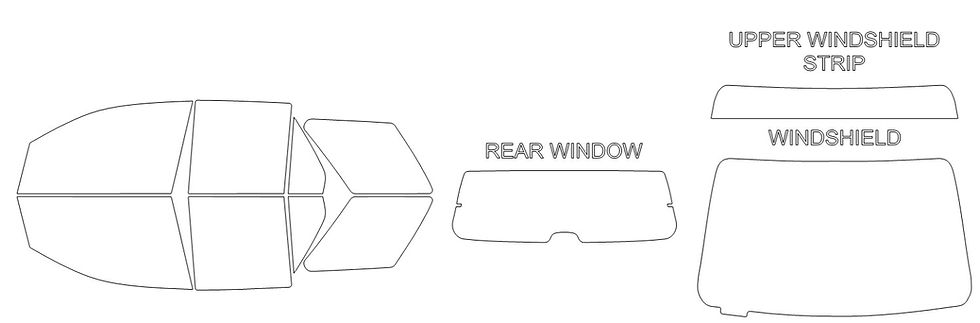 Thumbnail: DIY PRECUT CERAMIC TINT KIT - SATURN VUE 4 DOOR SUV 2002-2007
