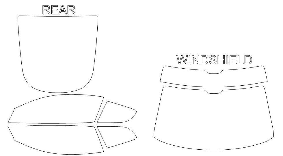 Thumbnail: DIY PRECUT CERAMIC TINT KIT - ASTON MARTIN DB9 2 DOOR COUPE 2004-2010