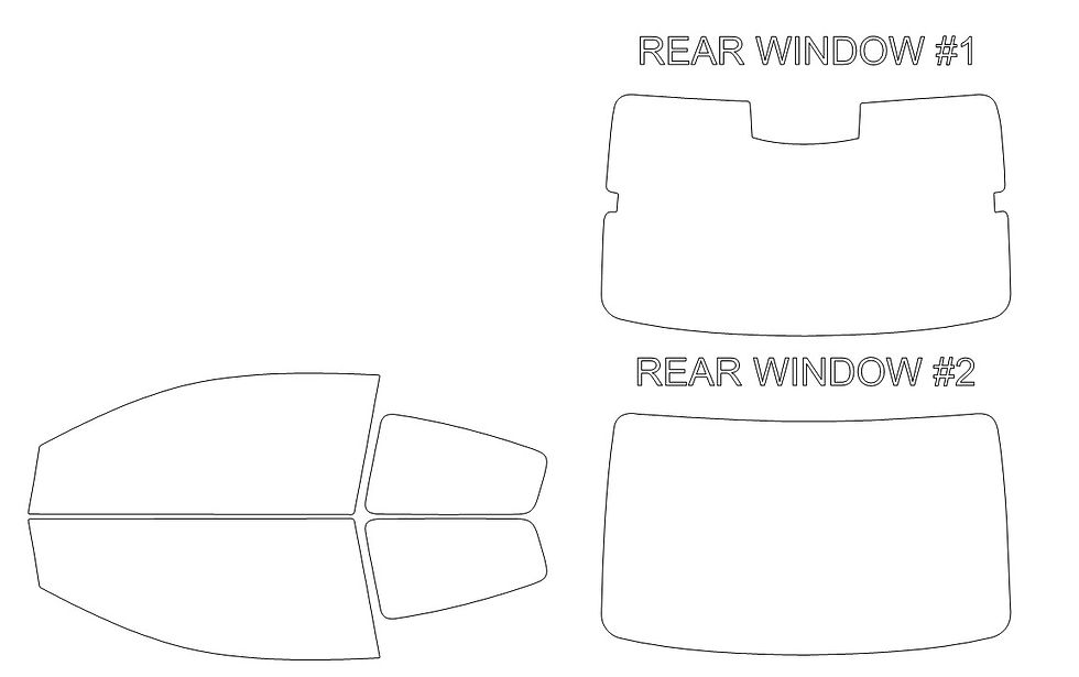Thumbnail: DIY PRECUT CERAMIC TINT KIT - SATURN ION 2 DOOR COUPE 2003-2007