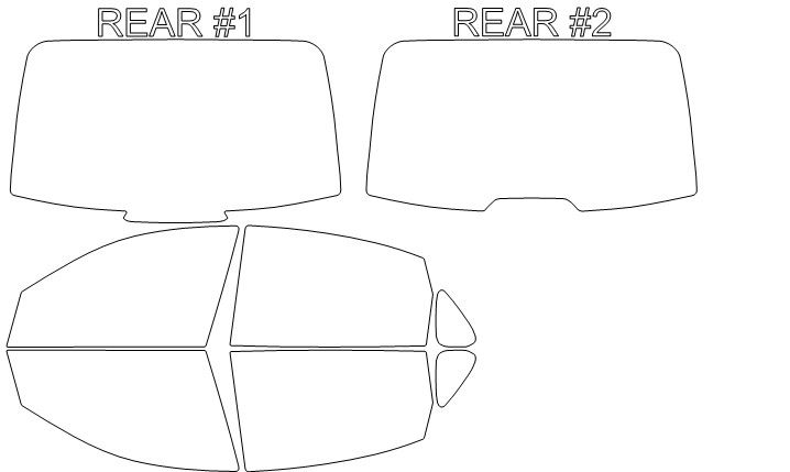 Thumbnail: PRECUT CERAMIC TINT KIT - BUICK LACROSSE 4 DOOR SEDAN 2005-2009