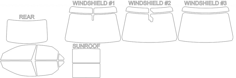Thumbnail: DIY PRECUT CERAMIC TINT KIT - CADILLAC CTS 4 DOOR SEDAN 2008-2013