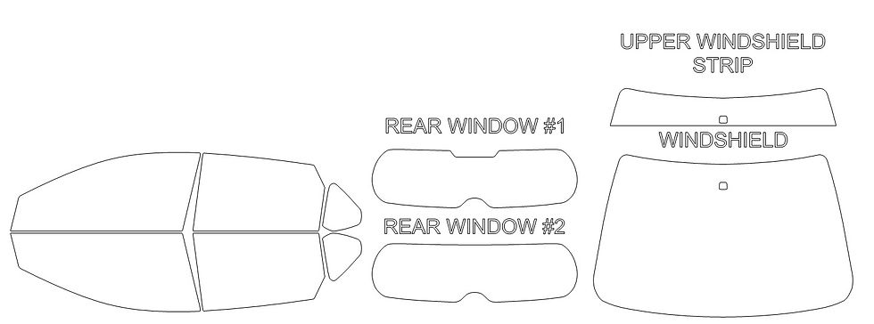 Thumbnail: DIY PRECUT CERAMIC TINT KIT - SCION IM 4 DOOR HATCH 2016-2017