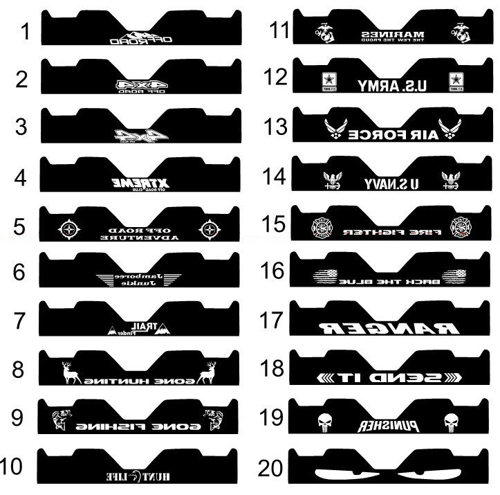 Thumbnail: DIY PRECUT TINT - WINDSHIELD VISOR GRAPHICS FOR POLARIS RANGER XP900