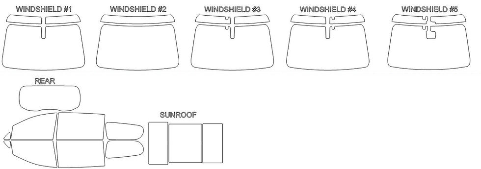 Thumbnail: DIY PRECUT CERAMIC TINT KIT - CHRYSLER GRAND CARAVAN MINI VAN 2021-2026