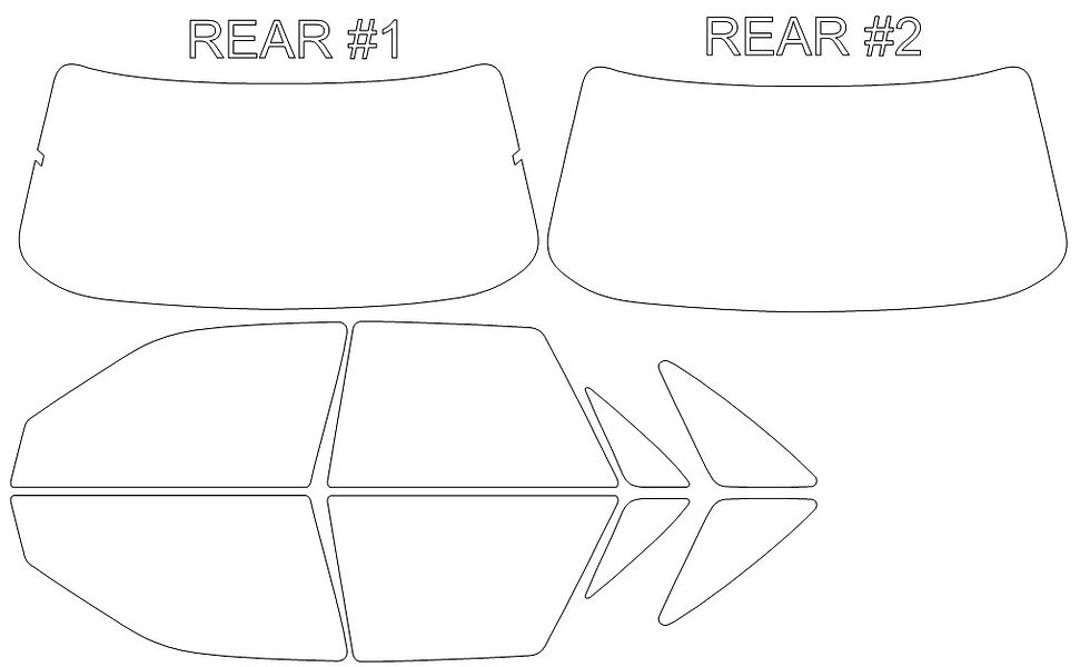 Thumbnail: DIY PRECUT CERAMIC TINT KIT - FORD TAURUS 4 DOOR SEDAN 1990-1995