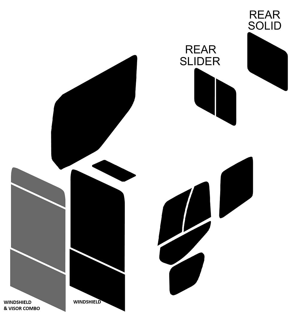 Thumbnail: DIY PRECUT TINT FOR GLASS WINDOWS - KOMATSU EXCAVATOR PC128US-2
