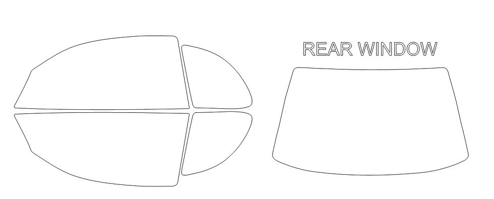 Thumbnail: DIY PRECUT CERAMIC TINT KIT - PLYMOUTH NEON 2 DOOR COUPE 1995-1999