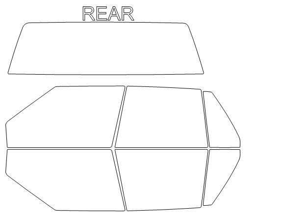 Thumbnail: PRECUT CERAMIC TINT KIT - BUICK LESABRE 4 DOOR SEDAN 1988-1991