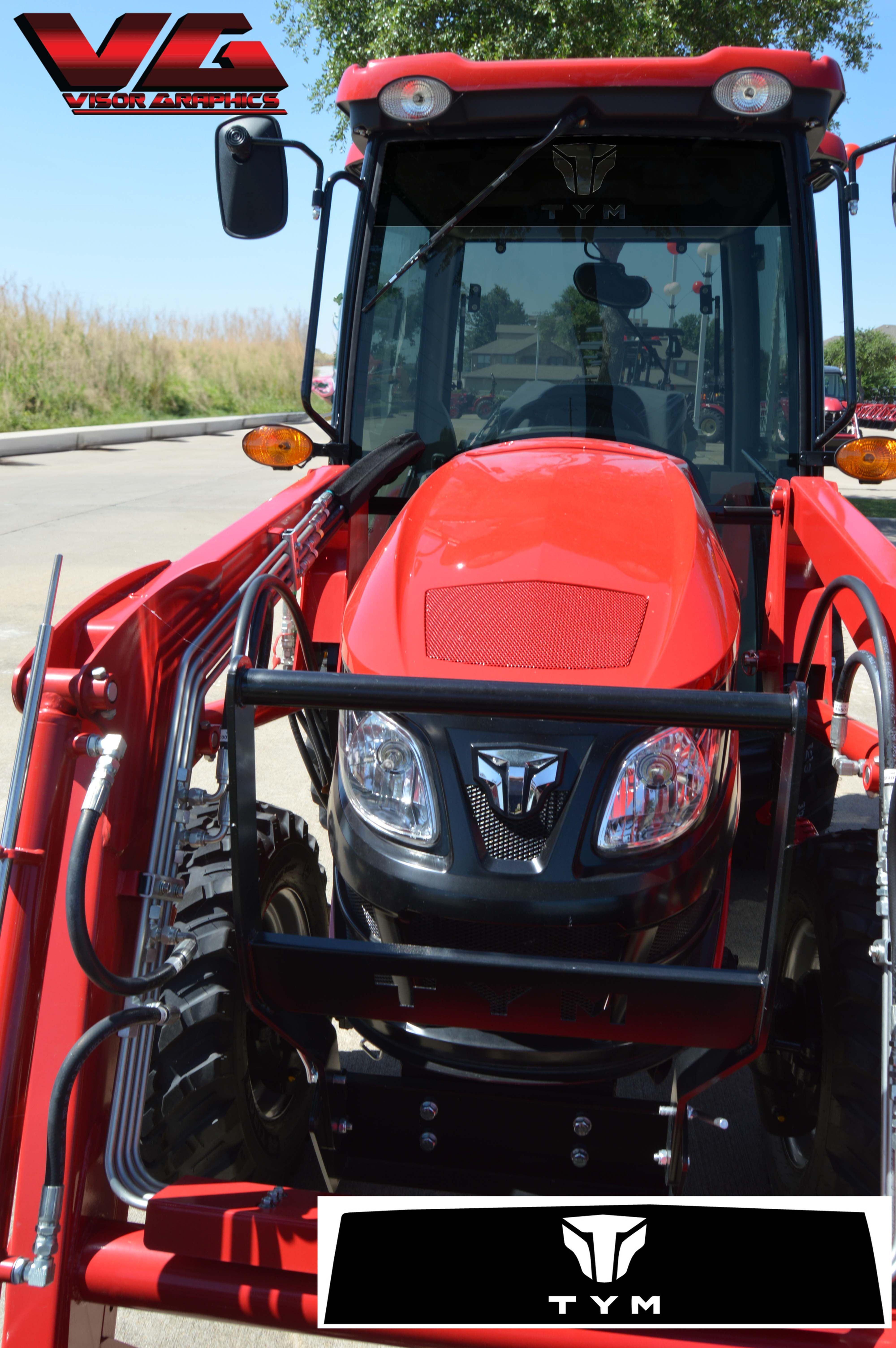 WINDSHIELD VISOR TINT OPTIONS FOR TYM TRACTOR SERIES 2