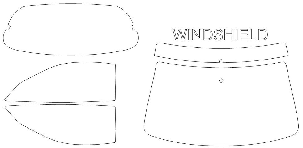 Thumbnail: DIY PRECUT CERAMIC TINT KIT - CHEVROLET CORVETTE 2 DOOR HARDTOP 1999-2004