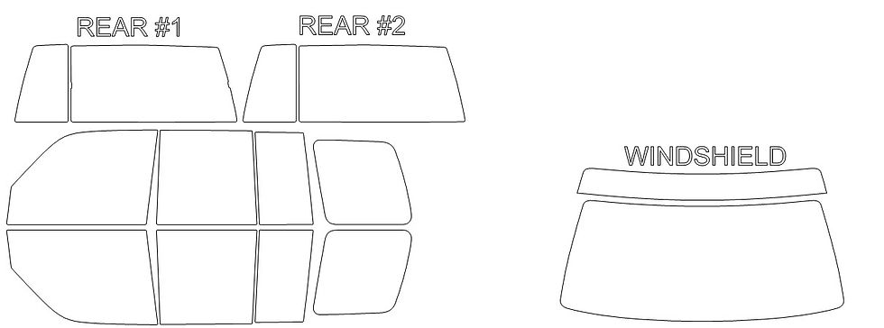 Thumbnail: DIY PRECUT CERAMIC TINT KIT - ISUZU TROOPER 4 DOOR SUV 1992-2002