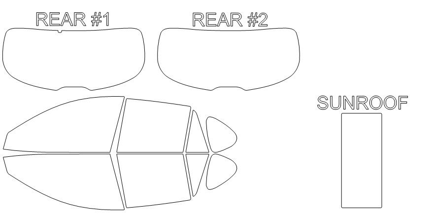 Thumbnail: DIY PRECUT CERAMIC TINT KIT - MAZDA CX-5 4 DOOR SUV 2013-2016