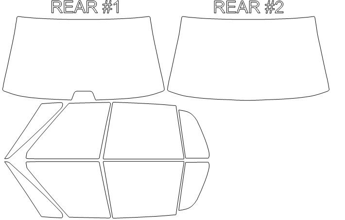 Thumbnail: DIY PRECUT CERAMIC TINT KIT - BUICK PARK AVENUE 4 DOOR SEDAN 1991-1996