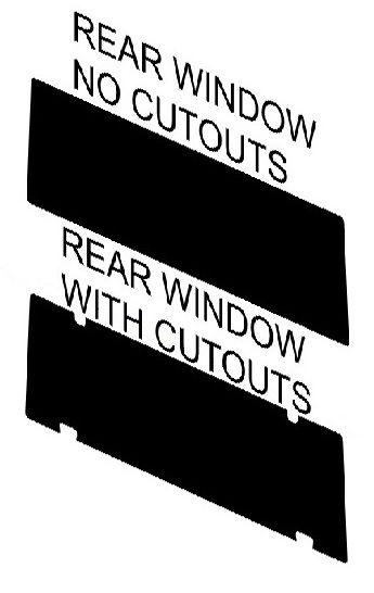 Thumbnail: DIY PRECUT TINT - BACK WINDOW - BOBCAT UV34 AND UV34XL