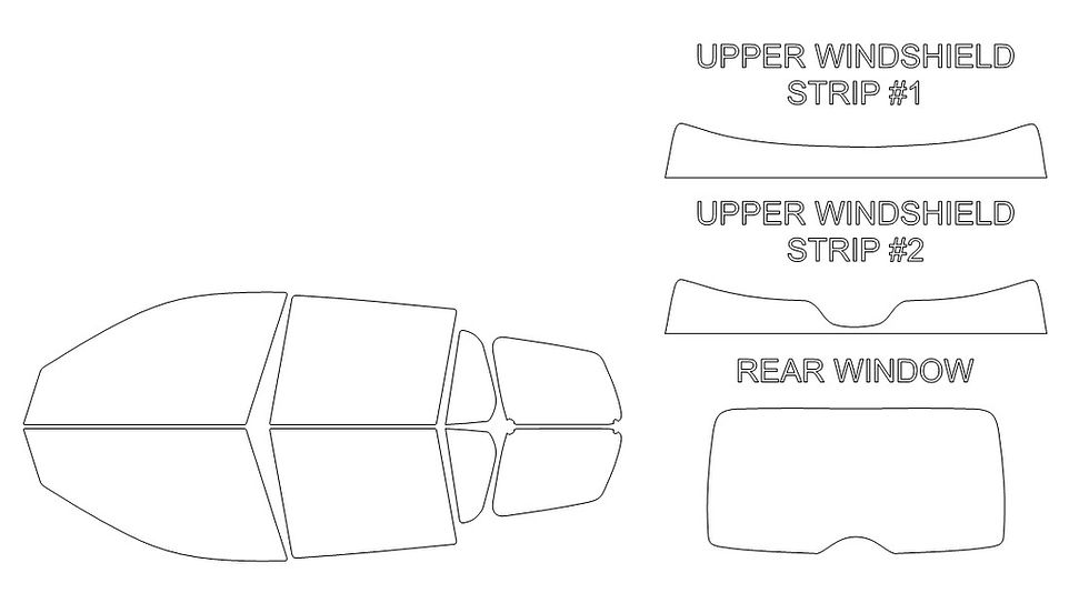 Thumbnail: DIY PRECUT CERAMIC TINT KIT - SAAB 9-3 4 DOOR WAGON 2006-2010