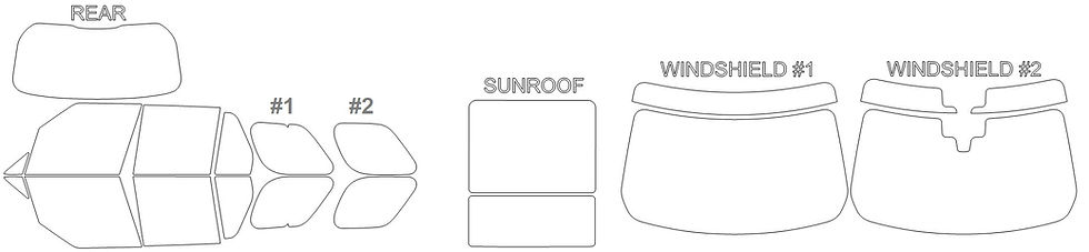 Thumbnail: DIY PRECUT CERAMIC TINT KIT - LAND ROVER RANGE ROVER 4 DOOR SUV 2023-2026
