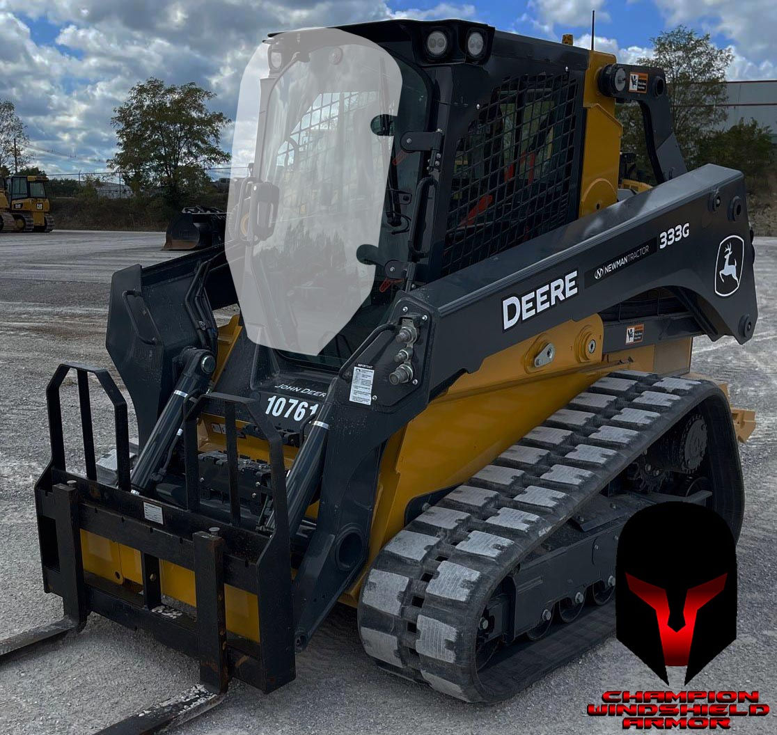 DIY PRECUT TINT - CHAMPION WINDSHIELD ARMOR FOR JOHN DEERE SKID STEER