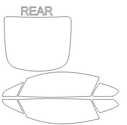 Thumbnail: DIY PRECUT CERAMIC TINT KIT - ASTON MARTIN VANTAGE 2 DOOR COUPE 2005-2017