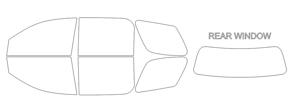 Thumbnail: DIY PRECUT CERAMIC TINT KIT - SATURN OUTLOOK 4 DOOR SUV 2007-2010