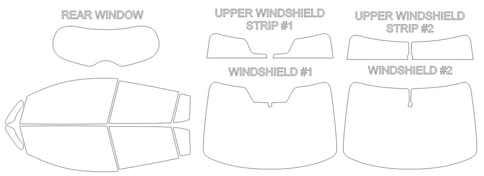 Thumbnail: DIY PRECUT CERAMIC TINT KIT -NISSAN LEAF 4 DOOR HATCH 2011-2017