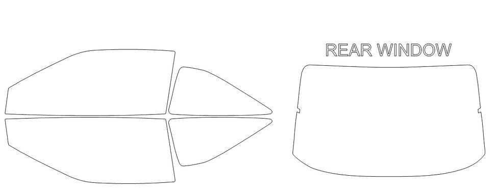 Thumbnail: DIY PRECUT CERAMIC TINT KIT - SATURN SC SERIES 2 DOOR COUPE 1991-1996