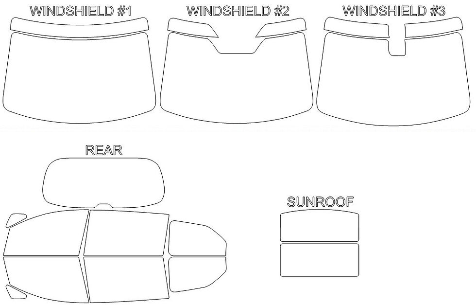 Thumbnail: DIY PRECUT CERAMIC TINT KIT - HONDA ODYSSEY MINI VAN 2011-2017