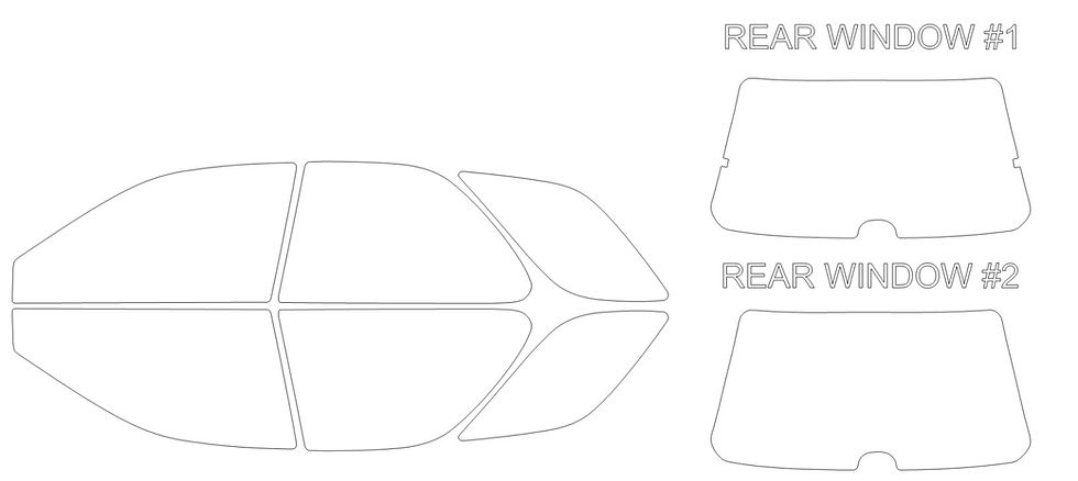 Thumbnail: DIY PRECUT CERAMIC TINT KIT - SUBARU IMPREZA 4 DOOR WAGON 1993-2001