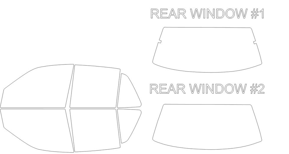 Thumbnail: DIY PRECUT CERAMIC TINT KIT - PONTIAC GRAND AM 4 DOOR 1992-1998