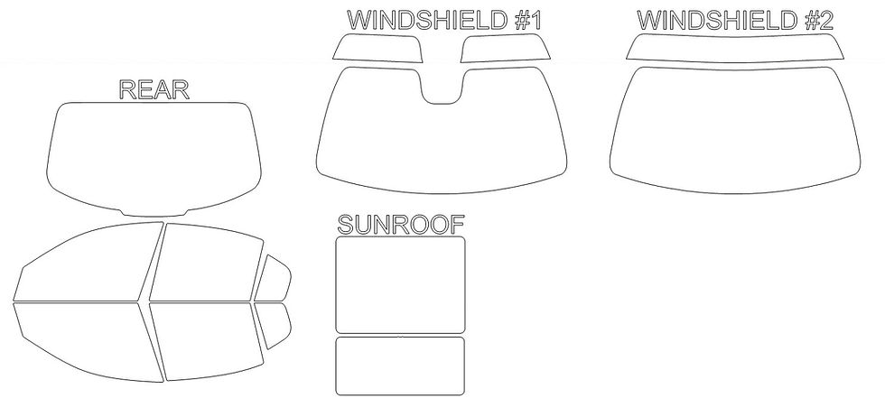 Thumbnail: DIY PRECUT CERAMIC TINT KIT - ALFA ROMEO GIULIA 4 DOOR SEDAN 2017-2025