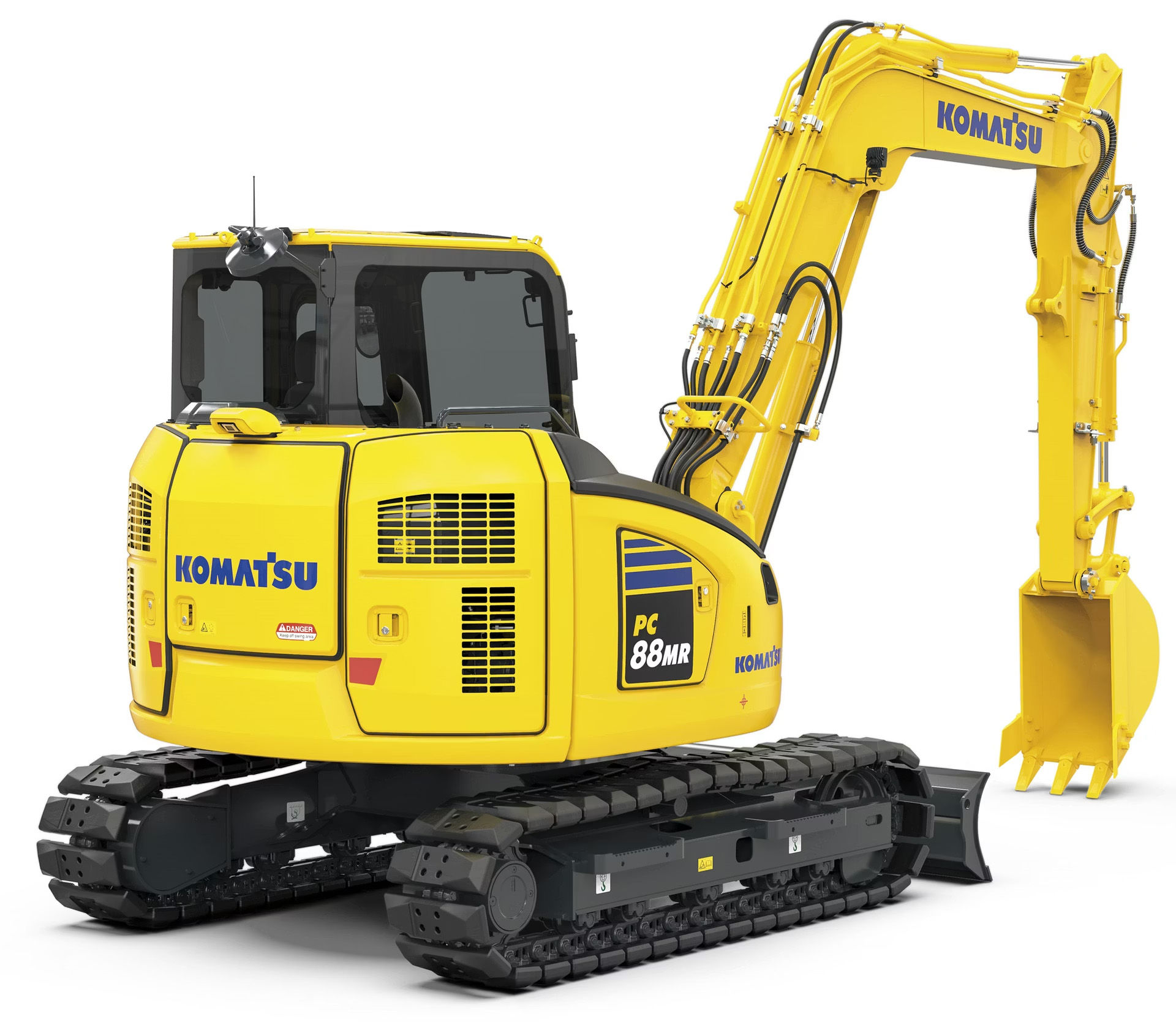 DIY PRECUT TINT FOR GLASS WINDOWS - KOMATSU EXCAVATOR PC88MR-11