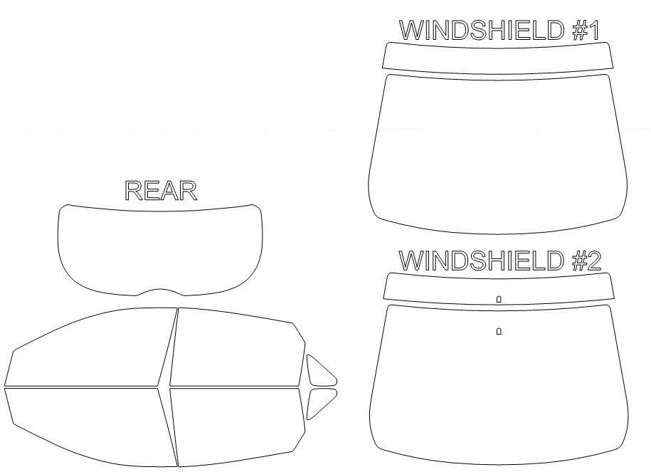 Thumbnail: DIY PRECUT CERAMIC TINT KIT - HYUNDAI TUCSON 4 DOOR SUV 2010-2015