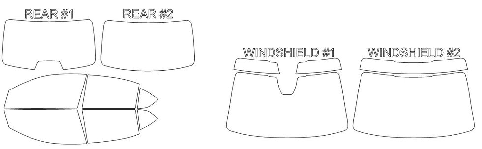 Thumbnail: DIY PRECUT CERAMIC TINT KIT - DODGE ATTITUDE 4 DOOR SEDAN 2015-2017