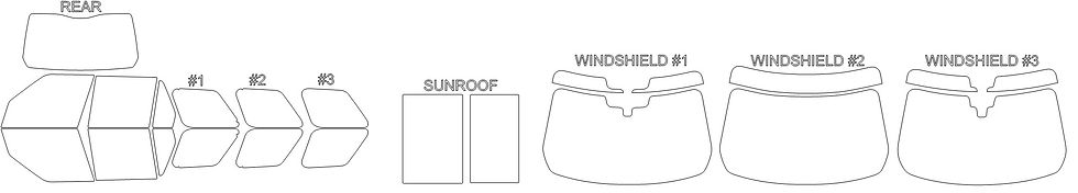 Thumbnail: DIY PRECUT CERAMIC TINT KIT - LAND ROVER RANGE ROVER 4 DOOR SUV 2013-2022