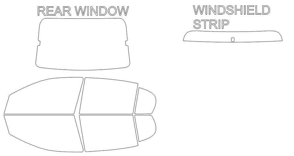 Thumbnail: DIY PRECUT CERAMIC TINT KIT - CHEVROLET COBALT 4 DOOR SEDAN 2005-2011