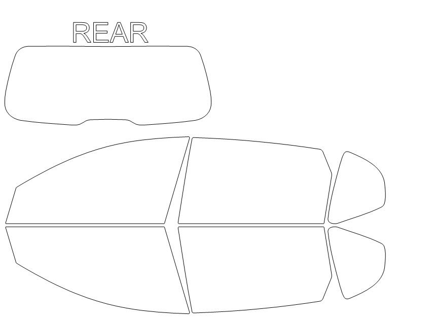 Thumbnail: DIY PRECUT CERAMIC TINT KIT - HYUNDAI ELANTRA 4 DOOR WAGON 2009-2012