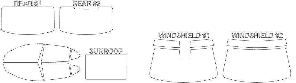 Thumbnail: DIY PRECUT CERAMIC TINT KIT - GENESIS G70 4 DOOR SEDAN 2019-2021