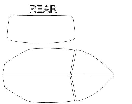 Thumbnail: DIY PRECUT CERAMIC TINT KIT - AUDI RS4 2 DOOR CONVERTIBLE 2008-2011
