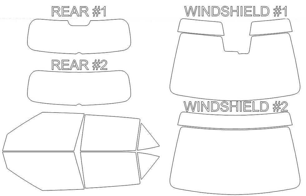 Thumbnail: DIY PRECUT CERAMIC TINT KIT - HYUNDAI VENUE 4 DOOR SUV 2020-2026