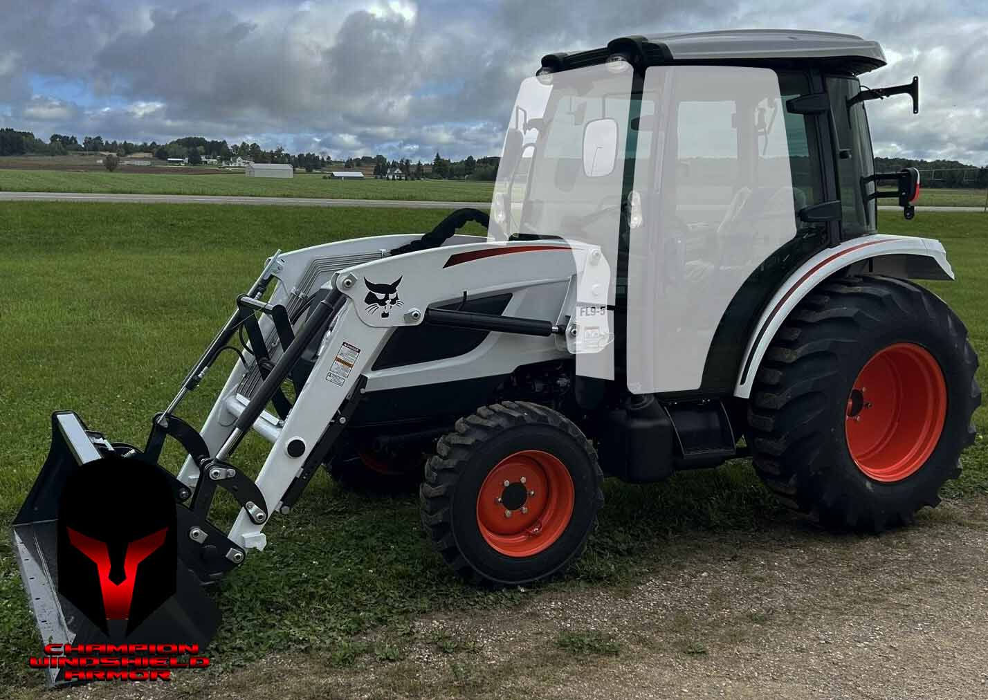 DIY PRECUT TINT - CHAMPION WINDSHIELD ARMOR FOR BOBCAT CT5545 CT5550 CT5555