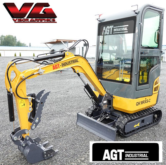 Thumbnail: WINDSHIELD VISOR GRAPHICS TINT FOR AGT MINI EXCAVATORS