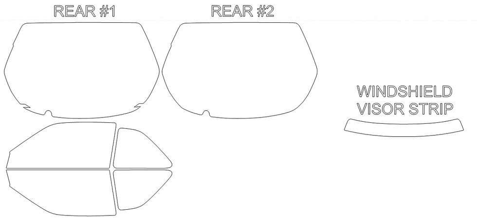 Thumbnail: DIY PRECUT CERAMIC TINT KIT - ACURA INTEGRA 2 DOOR COUPE 1990-1993