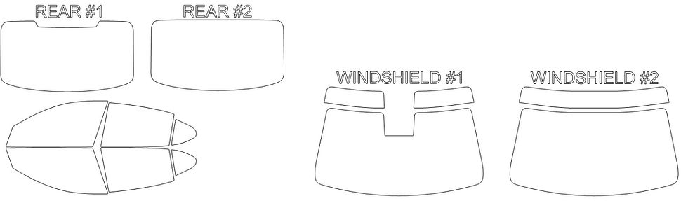 Thumbnail: DIY PRECUT CERAMIC TINT KIT - GENESIS G70 4 DOOR SEDAN 2022-2026