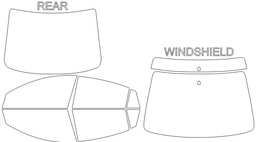 Thumbnail: DIY PRECUT CERAMIC TINT KIT - MAZDA 6 4 DOOR SEDAN 2009-2013