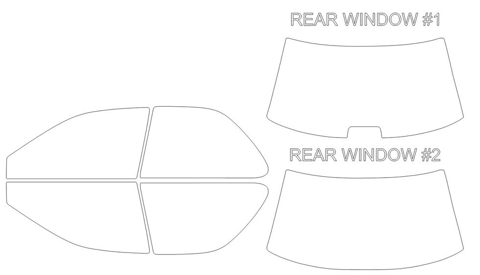 Thumbnail: DIY PRECUT CERAMIC TINT KIT - SUBARU IMPREZA WRX STI 4 DOOR SEDAN 1993-2001