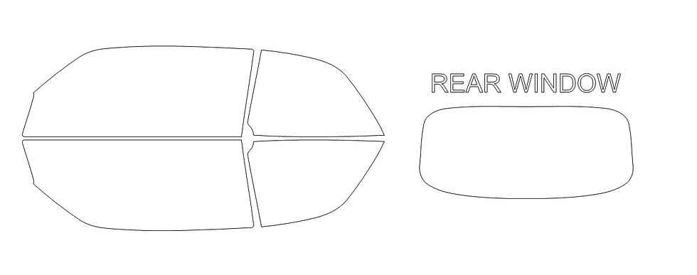 Thumbnail: DIY PRECUT CERAMIC TINT KIT - SAAB 9-3 2 DOOR CONVERTIBLE 1998-2003